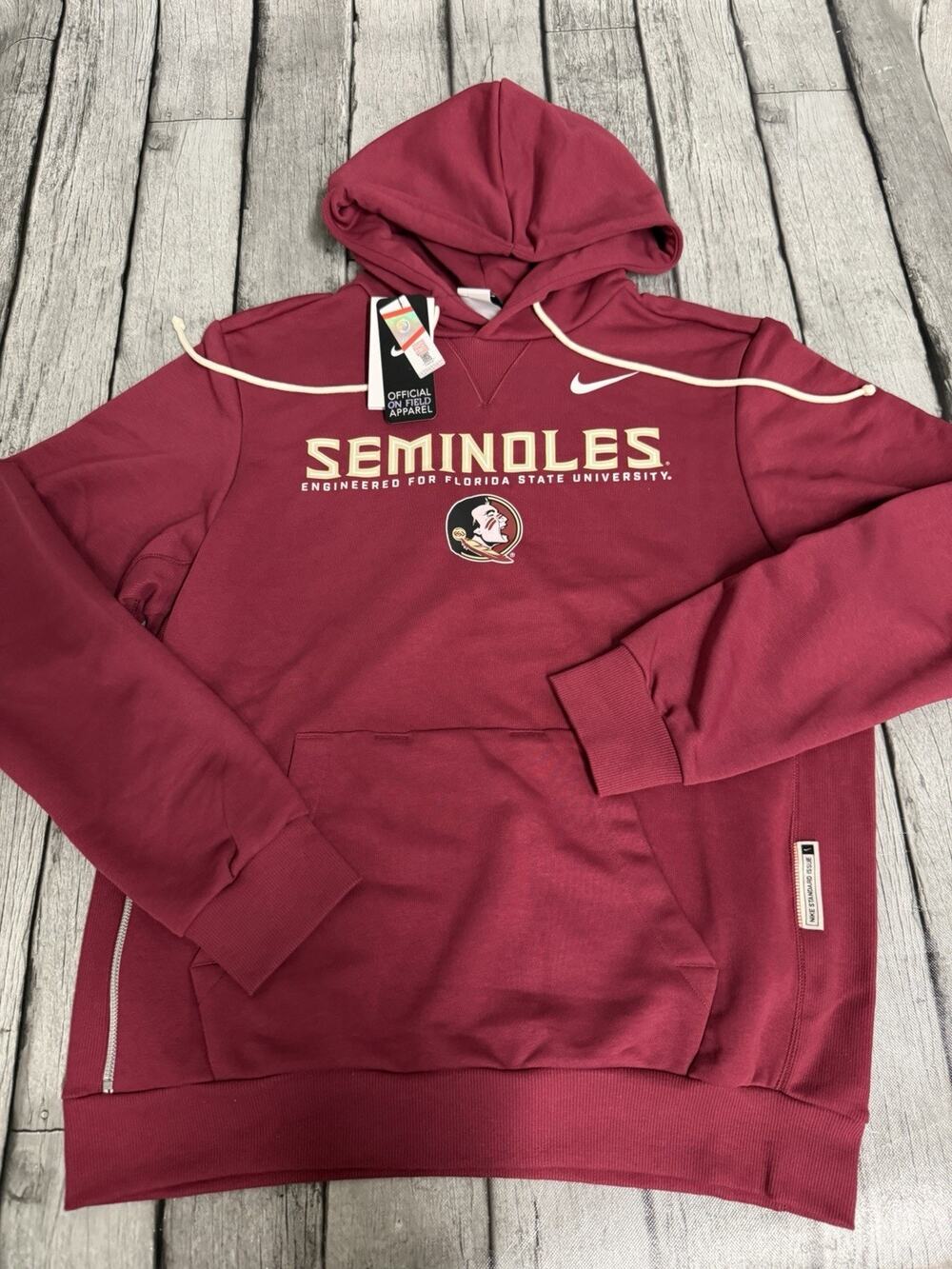 NWT Men’s Nike Florida State Seminoles Sideline Dri-FIT Pullover Hoodie Medium